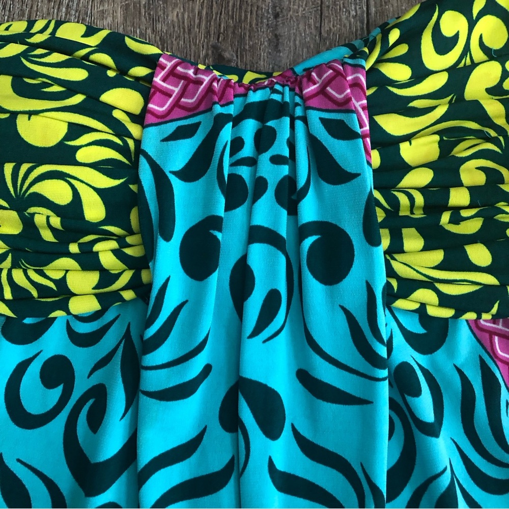 Karlie Multicolored Strapless Top Size Medium - image 6